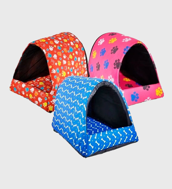 CAMINHAS DE TECIDO ESTAMPADOS PARA ETS COM TETO DE TECIDO PARA MAIOR SEGURANCA E ALEGRIA PARA SEU FILHINHO DE PATA, NA GATOPETCAO LANÇAMENTOS DE NOVAS CORES CAMA CASINHAS